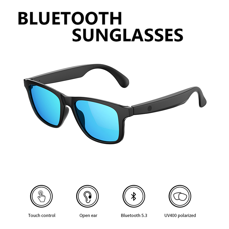 Bluetooth Headset On Ear - Óculos inteligentes bluetooth 5.3 fone de