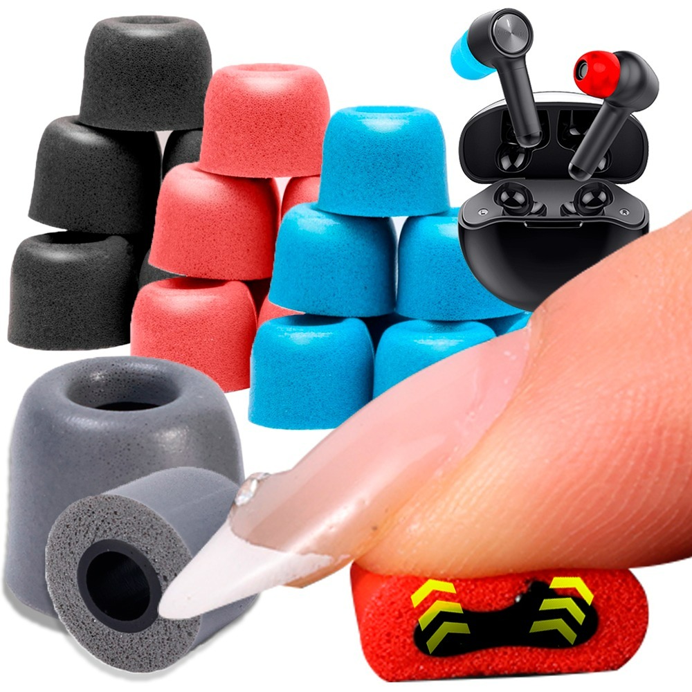 6-1 Par de Pontas de Ouvido de - Earphone Foam Tip avaliação e preço