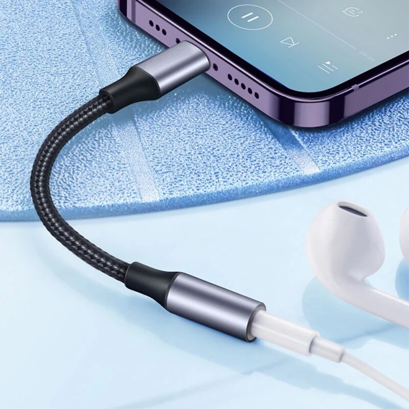 Cabo aux de 8 pinos para 3.5mm - Earphone Splitter Jack avaliação e preço